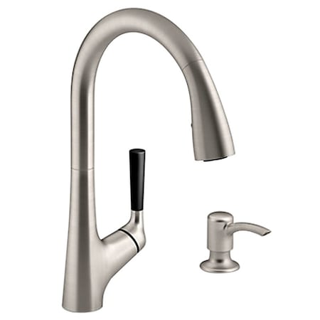 Kohler Kohler One Handle Stainless Steel Pull-Down Kitchen Faucet R562-SD-VS